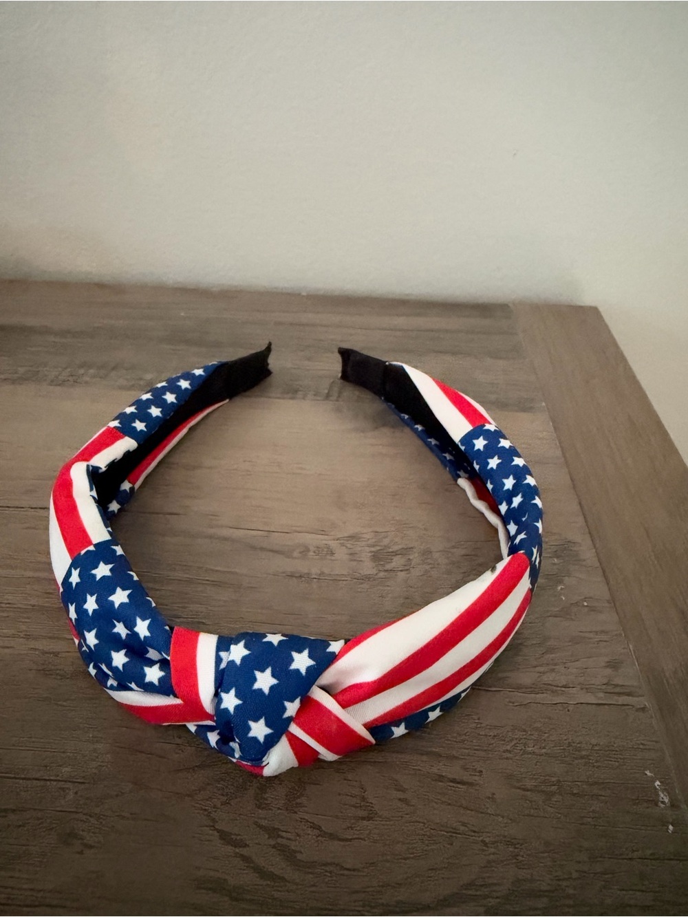 Patriotic Knotted Headband - Red White Blue